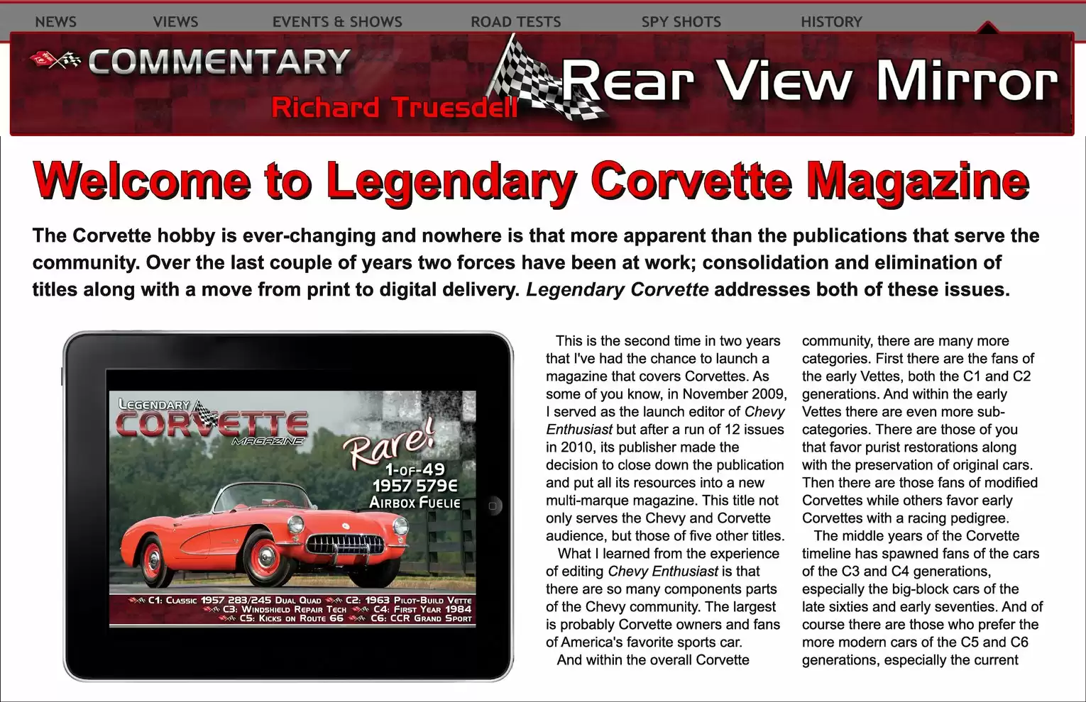 Legendary Corvette: Vol 1 Iss 1 Page 3