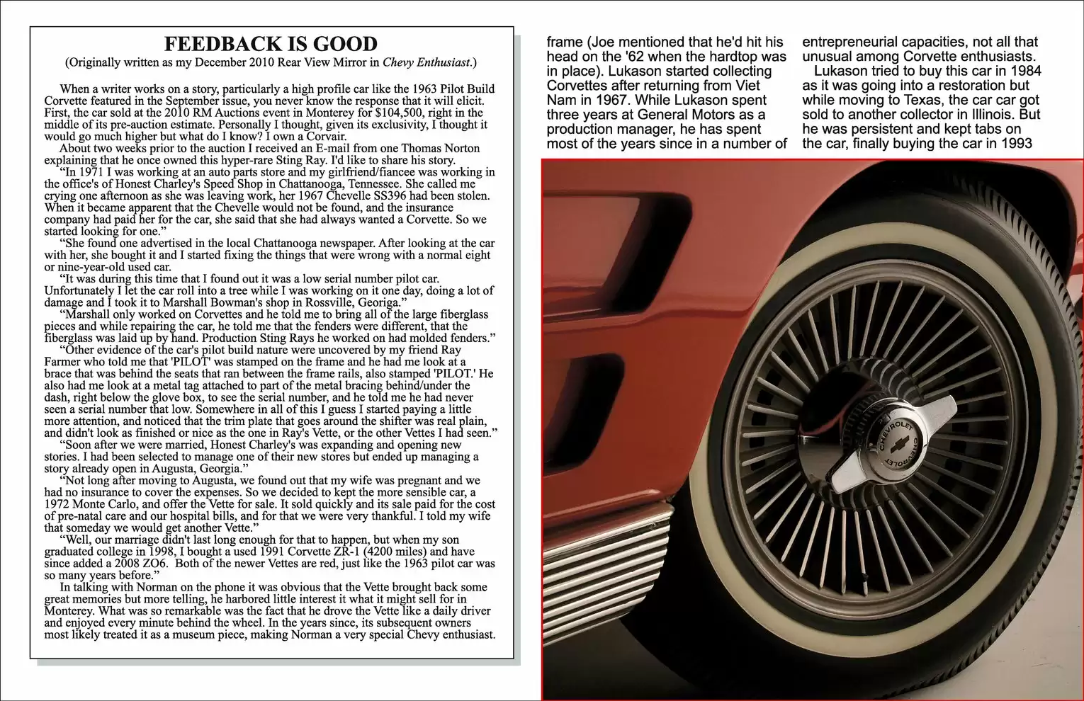 Legendary Corvette: Vol 1 Iss 1 Page 11
